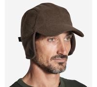 Warm Wool Cap With Ear Flaps 500 - Brown