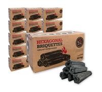 Warma 100Kg Sumi Bincho Carbonised Charcoal Restaurant Briquette Fuel For Konro Bbq Barbecue Cooking Grills 10 X 10Kg Boxes