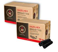 Warma 2 X 10Kg Hazel Hex Sumi Bincho Charcoal Restaurant Briquette Eco Fuel For Konro Bbq Barbecue Cooking Grills 20Kg