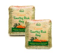 Warma 2Kg Nature's Own Timothy Hay With Added Carrots Rabbit Guinea Pig Chinchilla Animal Feed