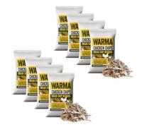 Warma 560L Premium Chicken Wood Chips Hardwood Chippings - Poultry Bedding Coops Hens Run Animal Pens Garden Boarders Path Walkways Ground Covering Kids Outdoor Childrens Play Areas - 8 x 70Ltr Bags