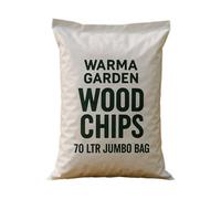 Warma 70L Garden Wood Chips Decorative Garden Childrens Play Area Pathway Landscaping Mulch
