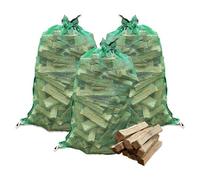 Warma Kiln Dried Hardwood Log Low Moisture Stove Oven Oak Wood Kindling Pizza Sticks 3 X Nets