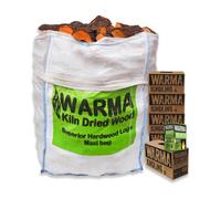 Warma Kiln Dried Hardwood Logs Maxi Bag Kindling Sticks Eco Wood Wool Firelighters Bundle