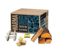 Warma Kiln Dried Hardwood Ready To Burn Chimenea Stove Fuel Logs Kindling Starter Box