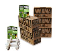 Warma Kiln Dried Ready To Burn Kindling Sticks Eco Wood Wool Firelighters Winter Starter Bundle
