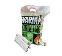 Warma Kindling Wood 3kg Bags - Kiln Dried Hardwood - Instant Light Firewood - Suitable for BBQ Barbecue Wood Brners Pizza Ovens Open Fire Pits Chimeneas Garden Camping Festival Outdoor Holiday