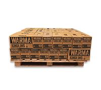 Warma Premium Kindling Sticks Kiln Dried Wood Box Recycled Packaging - Sustainably Sourced - For Easy Storage BBQs Barbeque Open Fire Pits Stove Pizza Ovens Wood Burners Chimeneas - 50 x Large Boxes