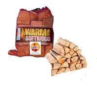 Warma Softwood Kiln Dried Logs Firewood For Firepit Chimenea Pizza Ovens Ready To Burn Logs 7kg