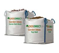 Warma Top Soil & Bark Mulch 2 X Dumpy Bags Combo