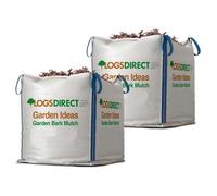 Warma Waste Bark Long Lasting Weed Suppressor Garden Landscaping Decorative Mulch 2 X Dumpy Bags