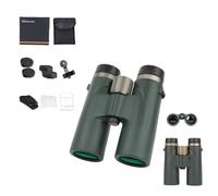 Warmax Binoculars12x42 High Magnification Adult Binoculars,ED Glass BAK4 Prism,Night Vision,Smart Focus,Waterproof Fogproof,Ideal for Bird Watching Hunting Stargazing (12x42 Dark Green)