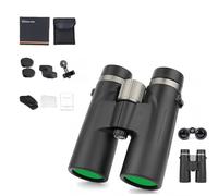 Warmax Binoculars12x42 High Magnification Adult Binoculars,ED Glass BAK4 Prism,Night Vision,Smart Focus,Waterproof Fogproof,Ideal for Bird Watching Hunting Stargazing (12x42 Black)