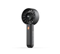Warmco Portable Handheld Turbo Fan 5000mAh Rechargeable Personal Mini fan | Up to 13H Runtime, 9m/s Airflow, 9000RPM Motor, 4 Speeds,Removable Rear Cover, LED Display