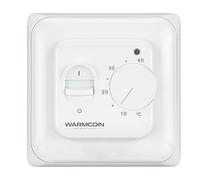 WARMCOIN Manual Room Thermostat Underfloor Heating for Electric Underfloor Heating with Sensor, Mechanical Control, Energy Efficient Concealed Installation, Precise Temperature Control