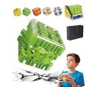 Warmdaily/Gettoreach Large Labyrinth 3D Puzzles Maze Cube - Engaging Brain Teaser Toy, 3D Maze Ball, 3D Puzzles Mazes Game for Stress Relief & Logic Development, Gift for Teens Adults (Type - B)