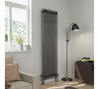 Warmehaus 1800x560mm Raw Metal Traditional Vertical Radiator Double Column Cast Iron Style Panel Radiator Central Heating