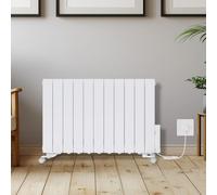 Warmehaus 2000W Electric Oil Filled Radiator 24/7 Day Timer and Thermostat Wall Mounted/Freestanding, Plug in Electric Heater Smart WiFi Low Energy Portable with Child Lock White