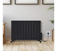 Warmehaus 2000W Electric Oil Filled Radiator Wall/Freestanding Black | Wifi Oil Filled Radiator with Timer Thermostat, Smart Wifi Electric Radiator Wall Mounted, Portable Slimline Radiator Heater