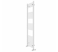 Warmehaus Contemporary Curved Bathroom Heated Towel Rail Radiator Rad 1600 x 500mm - White