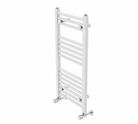 Warmehaus Contemporary Straight Bathroom Ladder Radiator Heated Towel Rail 800 x 400mm Towel Warmer Central Heating White