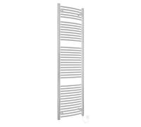 Warmehaus - Electric Heated Towel Rail Curved Chrome Manual Bathroom Towel Radiator - 1800x500mm