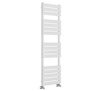 Warmehaus Minimalist Bathroom Flat Panel Heated Towel Rail Radiator Rad White 1600x450mm - Modern Central Heating Space Saving Radiators - Perfect for Bathrooms