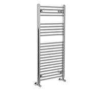 Warmehaus Straight Bathroom Heated Towel Radiator Rail 1100 x 500 Chrome