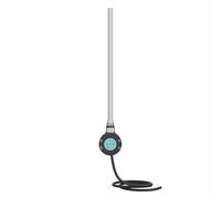 Warmehaus Thermostatic Towel Rail Electric Heating Element with Timer LCD Display, Child Lock Function Dual Fuel for Bathroom Heated Towel Rails and Radiators Black 700W