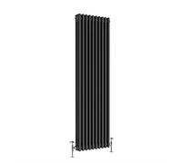 Warmehaus Traditional Anthracite 3 Column Vertical Radiator 1800x470mm