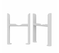 Warmehaus Traditional Cast Iron Radiator 4 Column White Floor Mounting Legs 2PC/Set