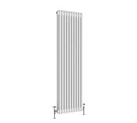 Warmehaus Traditional White 3 Column Vertical Radiator 1800x470mm