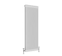 Warmehaus Traditional White 3 Column Vertical Radiator 1800x560mm