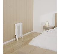 Warmehaus Traditional White 4 Column Horizontal Radiator 600x425mm