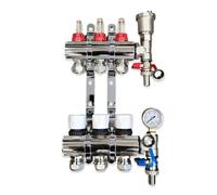 Warmer 3 Port Underfloor Heating Manifold With Pipe Connections 12mm X 1.6 X 3/4 , Psw Tradesuppliers Ltd