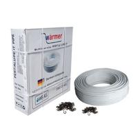 Warmer System 100M Roll 16mm Multilayer Pert Al Pert Pipe + 60mm Pipe Staples Psw Tradesuppliers Ltd