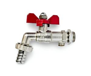 Warmer System Butterfly Handle 1/2 Inch Outside Garden Tap With Check Valve Psw Tradesuppliers Ltd