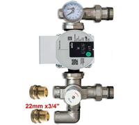 Warmer System Mixer Blending Valve Pump Set Including Wilo Para 25-130 Psw Tradesuppliers Ltd