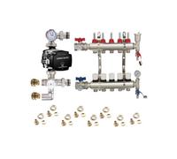 Warmer System Underfloor Heating 5 Port Psw Manifold With Grundfos Pump And Blending Valve Set Psw Tradesuppliers Ltd