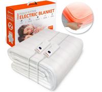Warmer Wärmer Fully Fitted Electric Blanket With Detachable Controllers - Double