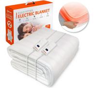 Warmer Wärmer Fully Fitted Electric Blanket With Detachable Controllers - King
