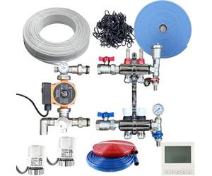 Warmer Wärmer System 25-30Sqm Water Underfloor Heating Kit 1 Room Psw Tradesuppliers Ltd