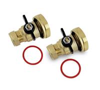 Warmer Wärmer System Ball Type Pump Valve For Central Heating Pump 1.1/2 X 22mm Pair Psw Tradesuppliers Ltd