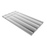 Warmer Water Underfloor Heating Eps 400 Grooved Insulation Boards With Aluminium 1200X60X20mm Floor Area 50M2 Psw Tradesuppliers Ltd
