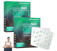 WarmFamily GLP-1 Slimming Essence Pearls, Advanced Advanced GLP-1 Capsules, WarmFamily Essence Liquid Beads, GLP-1 Peptide Complex Serum, Natural Ingredients, for All Body Types (2 Box)