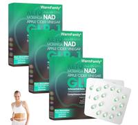 WarmFamily GLP-1 Slimming Essence Pearls,Advanced GLP-1 Capsules, WarmFamily GLP-1 Peptide Complex Serum,NAD+ Moringa & ACV Pearls Serum (3)