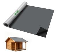 Warmfay Self-Adhesive Metal Roofing Membrane 1 x 5 m, 1.5mm Thick, 5㎡ | UV Resistant & Waterproof, Flexible & Strong Adhesion, Corrugated Metal Roof Membrane for Metal Roofs, Garden Sheds, Carports