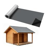 Warmfay Self-Adhesive Metal Roofing Membrane 20 cm x 5 m, 1.5mm Thick | UV Resistant & Waterproof, Flexible & Strong Adhesion, Corrugated Metal Roof Membrane for Metal Roofs, Garden Sheds, Carports