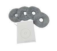 Warmforwel 4 Pack Original Mop Pads Replacement Compatible With XiaoMi M30/M30s/D102 & Compatible with MiJia H40/D101CN Premium Washable, Reusable Cloth Refills for Robot Vacuum Cleaner