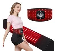 Warmforwel Red Light Wrap - 660nm & 850nm Near-Infrared Device with 112 LEDs, Multi-Mode Wireless Rechargeable Wearable for Waist/Abdomen/Leg Leisure Comfort